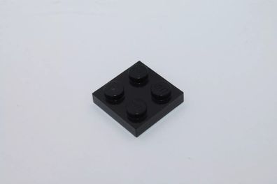 Lego Platte 2x2 plate 3022 schwarz black