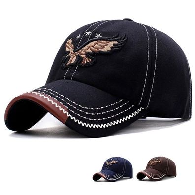 Neu- Basecap Basball Cap Cappy USA Adler Eagle Western Kappe Mütze Flag