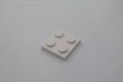 Lego Platte 2x2 plate 3022 weiß white