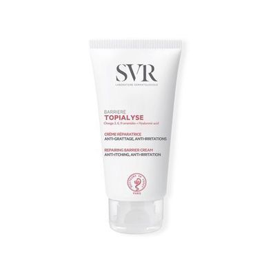 Topialyse Schutzcreme 50 ml - Feuchtigkeitscreme fuer trockene Haut mit Aloe Vera und