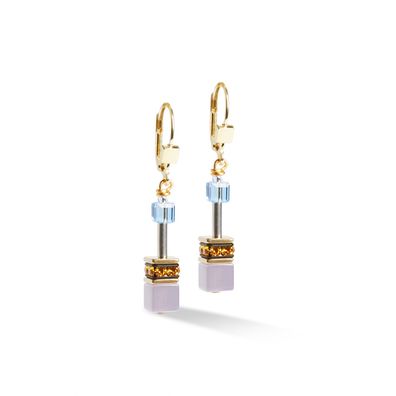 Coeur de Lion GeoCUBE® Iconic Ohrringe Festive 2838-20-1516 Gold, Bunt