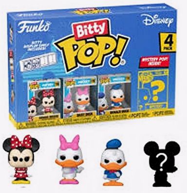 Funko Bitty PoP! Disney Minnie - Daisy - Donald - 4 er Pack - 3207