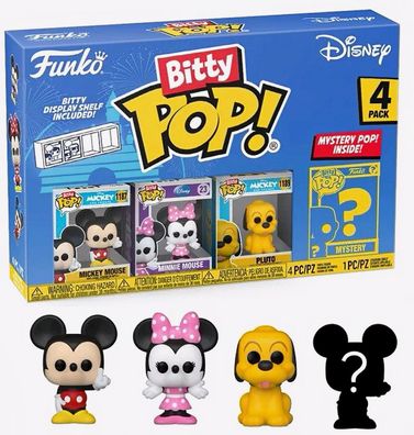 Funko Bitty PoP! Disney Mickey - Minnie - Pluto - 4 er Pack - 3191