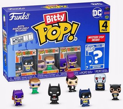 Funko Bitty PoP! DC Batman - The Riddler - Batgirl - 4 er Pack - 3146
