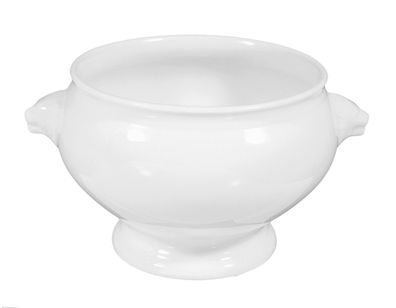 Seltmann Weiden Löwenkopfterrine ohne Deckel 2,10 l Lukullus weiss 001.096850