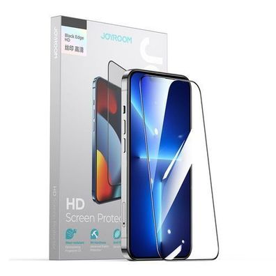 Joyroom 2,5D Schutzglas iPhone 14 Plus Vollabdeckung mit klarem Rahmen (JR-H03)