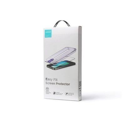 Joyroom Premium Displayschutz fuer iPhone 14 Plus mit Montagezubehoer Transparent