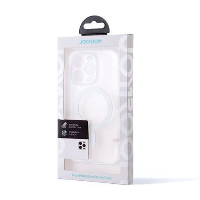 Joyroom Magnetische Schutzhuelle fuer iPhone 14 Plus, MagSafe-kompatibel, Klar (Mo