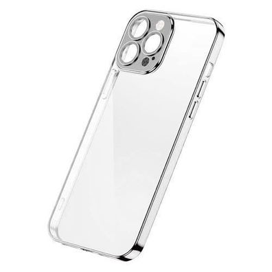 Joyroom Premium Metallrahmen Huelle fuer iPhone 13 Pro - Silber (Modell: JR-BP908)