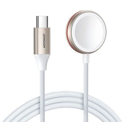 Joyroom Kabelloses Ladegeraet fuer Apple Watch 1,2m Weiss (S-IW011)