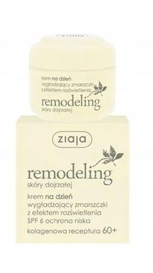 Ziaja Remodeling 60+ Anti-Falten Tagescreme, Glaettend, 50ml