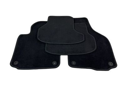 OEM VW Golf 6 Cabrio Fußmatten Velours schwarz 5K7 original Teppich Stoff 4 tlg
