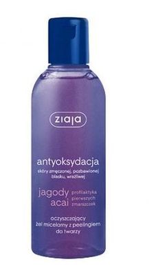 Ziaja Acai Beeren Gesichtspeeling Mizellen Gel 200ml