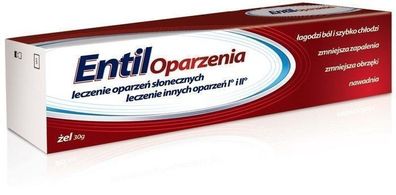Entil Verbrennungsgel, 30g - Langer Haltbarkeit!