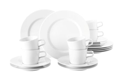 Seltmann Weiden Kaffeeservice 18-teilig NL No Limits weiss 001.710911