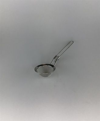 Heino Netz Wok-Due Sieb Metall silber L:19cm