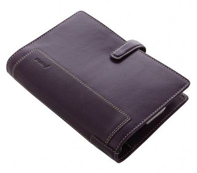 Filofax Personal Planer Holborn Leder Lila Agenda A6 Organizer 23 mm Ringung 025601