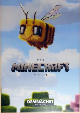 Ein Minecraft Film - Original Kinoplakat A1 - Teasermotiv - Jack Black - Filmposter