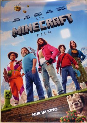 Ein Minecraft Film - Original Kinoplakat A0 - Hauptmotiv - Jack Black - Filmposter