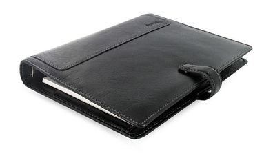 Filofax A5 Zeitplaner Holborn Leder Schwarz Agenda VL Organizer 25 mm Ringung 025118