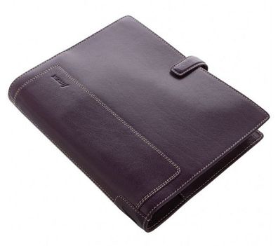 Filofax A5 Terminplaner Holborn Leder Lila Agenda VL Organizer 25 mm Ringung 025600
