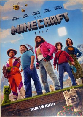 Ein Minecraft Film - Original Kinoplakat A1 - Hauptmotiv - Jack Black - Filmposter