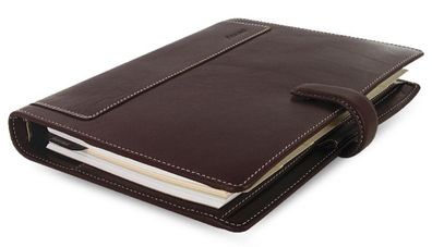 Filofax A5 Terminplaner Holborn Leder Braun Agenda VL Organizer 25 mm Ringung 025122