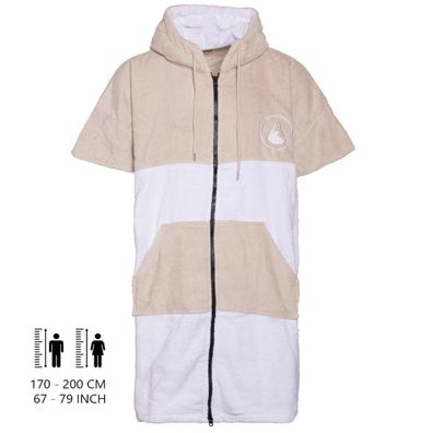 Wave Hawaii Cotton Velours Poncho Fuseta, Size L WH4077