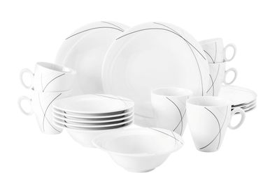 Seltmann Weiden Frühstück-Set 18-teilig I Trio Highline 001.727288