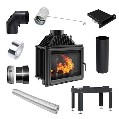 KRATKI MAJA 8 kW Kamin-Einsatz + Zubehör