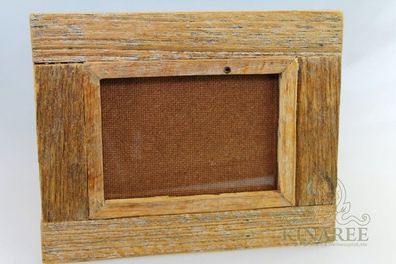 Teak Bilderrahmen 9x13cm recyceltes Teakholz massivholz Deko