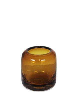 Kaheku Vase Kübel Opino amber 13 Ø 13h
 1150004963