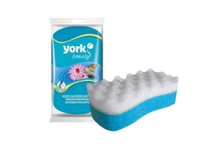 Luxurioeser Butterfly-Massage-Badeschwamm "York" - 2 Stueck