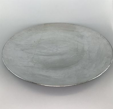 Sieger Dekoteller Alu Paper Silver D:40cm B-Ware!