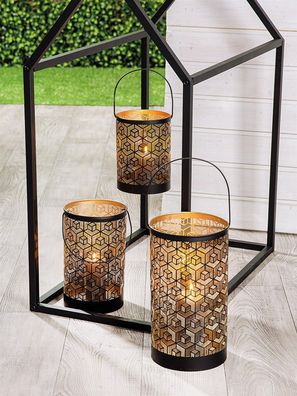 Gilde Windlicht "Kubus" 52708