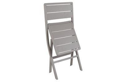 Brafab - Gartenstuhl Wilkie aus Aluminium, Grau