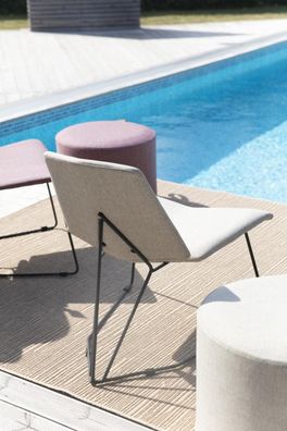 Brafab - Gartensessel Pollux aus Aluminium, Sand