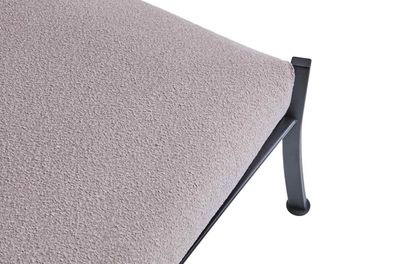 Brafab - Gartenhocker Delux 79x79 cm, Schwarz