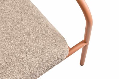 Brafab - Gartensofa Bendt mit Kissen, Peach