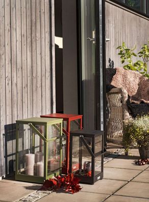 Brafab - Windlicht Belfort aus Aluminium Big, Rot