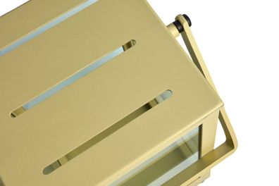 Brafab - Windlicht Belfort aus Aluminium Small, Lemon