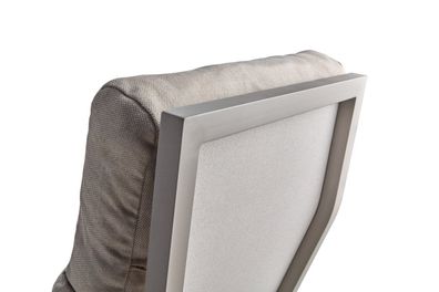 Brafab - Gartensessel Slide mit verstellbarer Réckenlehne, Taupe / Beige