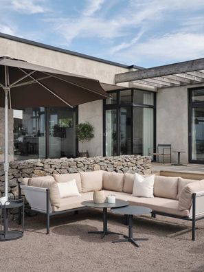 Brafab - Gartenecksofa Allie mit Kissen