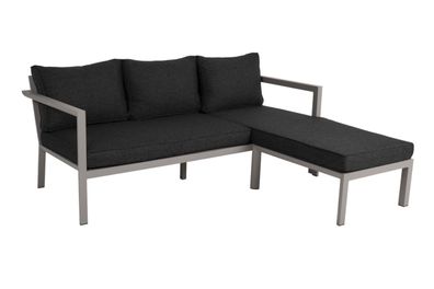 Brafab - Gartenecksofa Delia mit Kissen, Beige