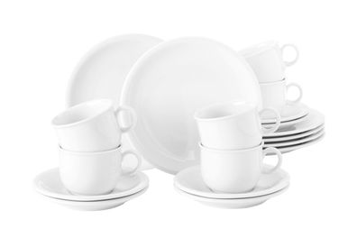 Seltmann Weiden Kaffeeservice 18-teilig Compact weiss 001.716172