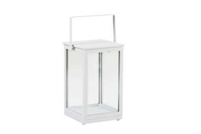 Brafab - Windlicht Belfort aus Aluminium Big, Weiß