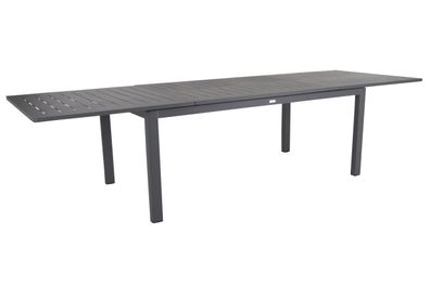 Brafab - Gartenesstisch Lomma, 194-312x100 cm, Anthrazit