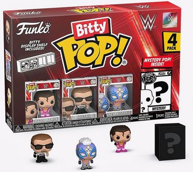 Funko Bitty PoP! WWE - Razor Ramon - Diesel - Rey Mysterio - 4 er Pack - 4637