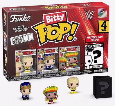 Funko Bitty PoP! WWE - Dusty - Jerry - Ric - 4 er Pack - 4620