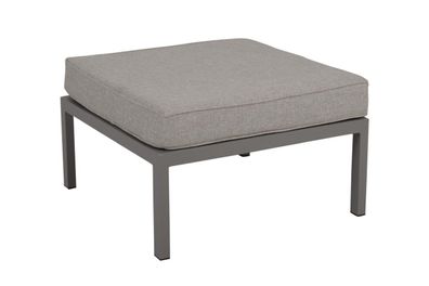 Brafab - Gartenhocker Weldon mit Kissen, Beige